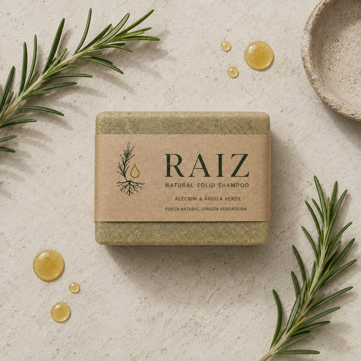 RAIZ Natural Solid Shampoo